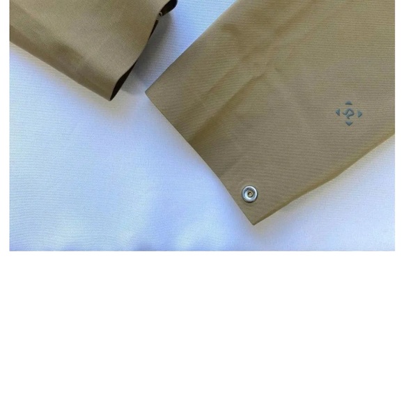 LULULEMON THE DRIVER COAT BEIGE DOUBLE ZIP SNAP - Picture 4 of 4